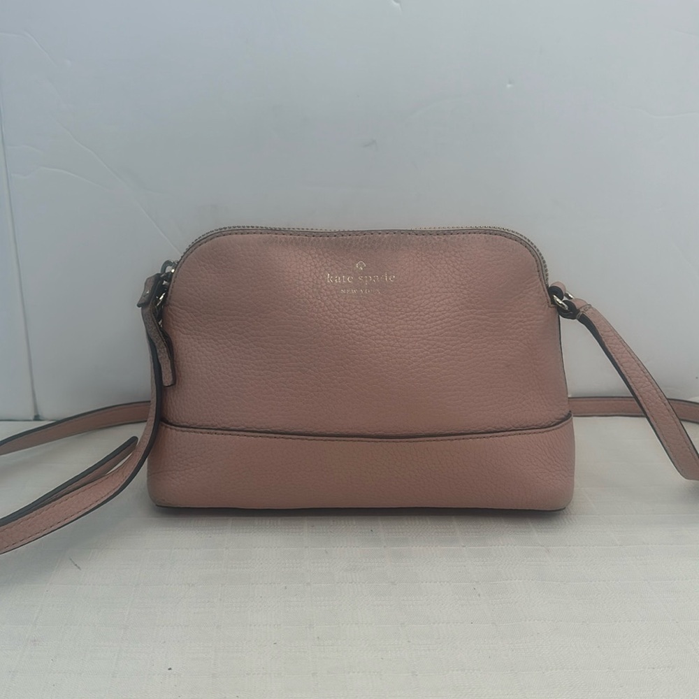 Kate Spade Crossbody Hanna Pebbled Leather, Chalk Pink